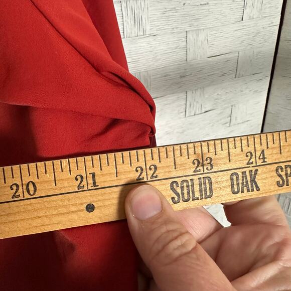 Chico’s women’s blouse, shooting jacket burnt orange quiet luxury heritage fall - Picture 9 of 10